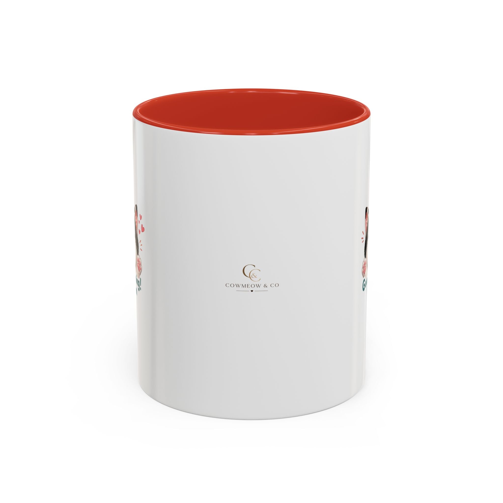 Good Morning, Human! —  Cute Tuxedo Cat Coffee Mug, Cowmeow & Co
