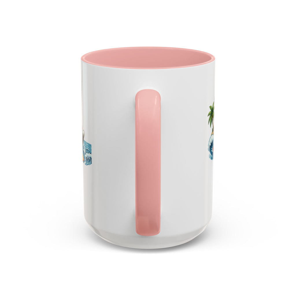 Surfing Cat Summer Coffee Mug | Cute Beach Cat Mug | Cowmeow & Co