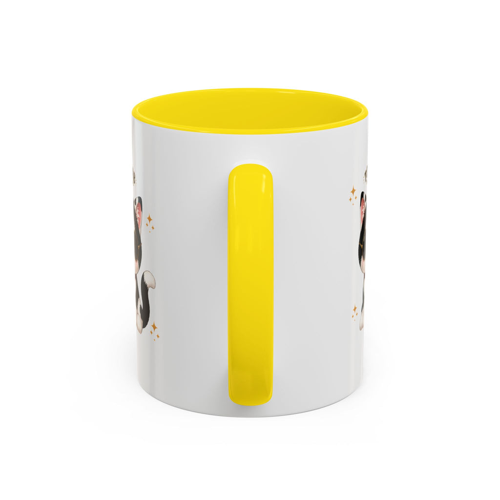 "Too Fab to be Normal Cat Mug | Funny Tuxedo Cat Coffee Mug | Cowmeow & Co"