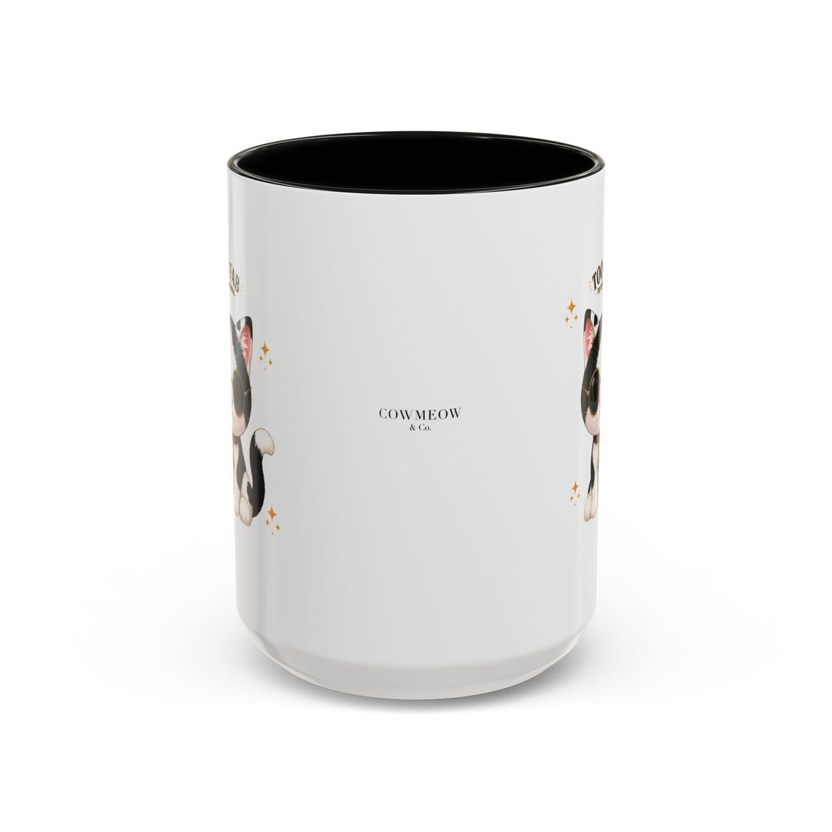 "Too Fab to be Normal Cat Mug | Funny Tuxedo Cat Coffee Mug | Cowmeow & Co"