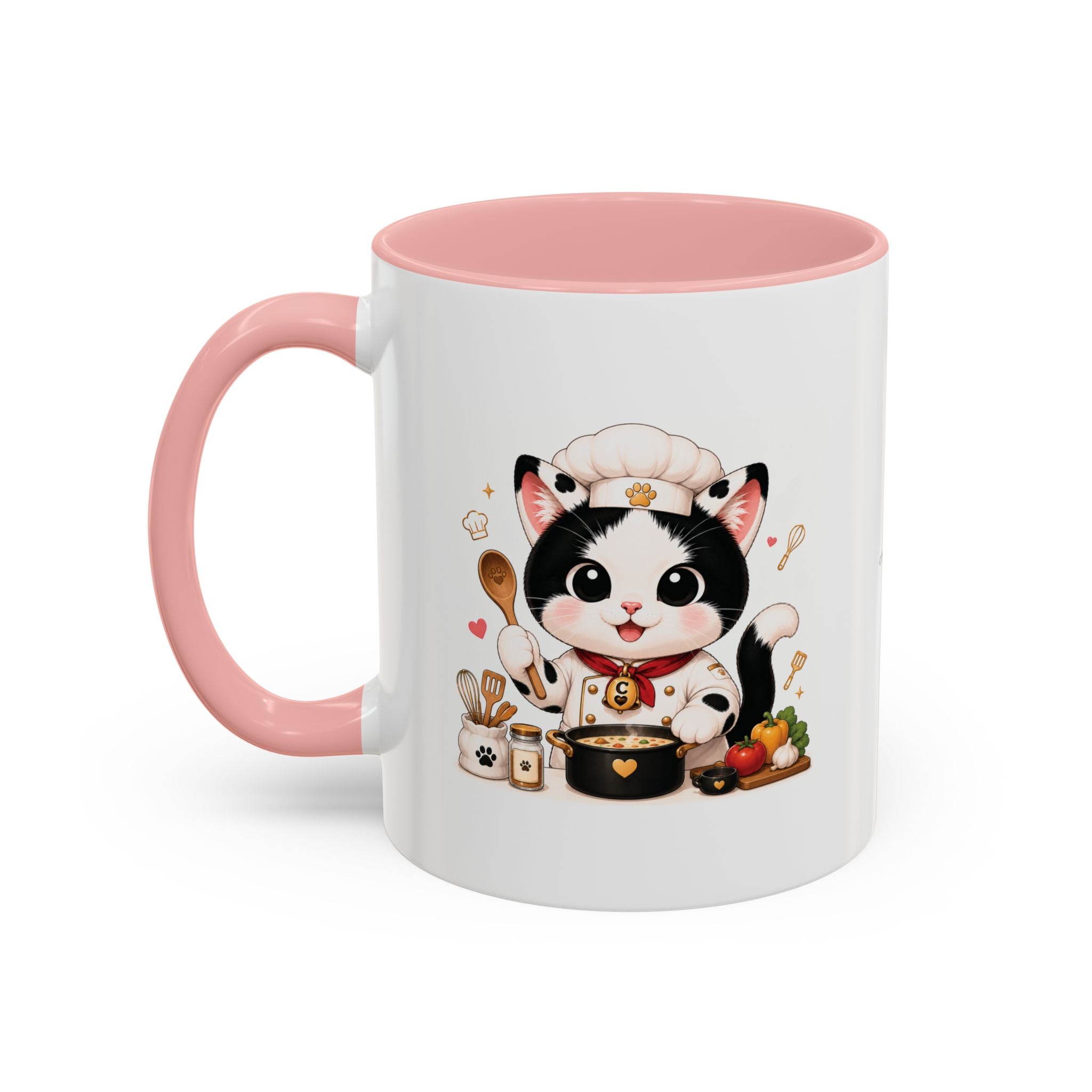 Chef Cowmeow Mug – Cute Tuxedo Cat Coffee Mug