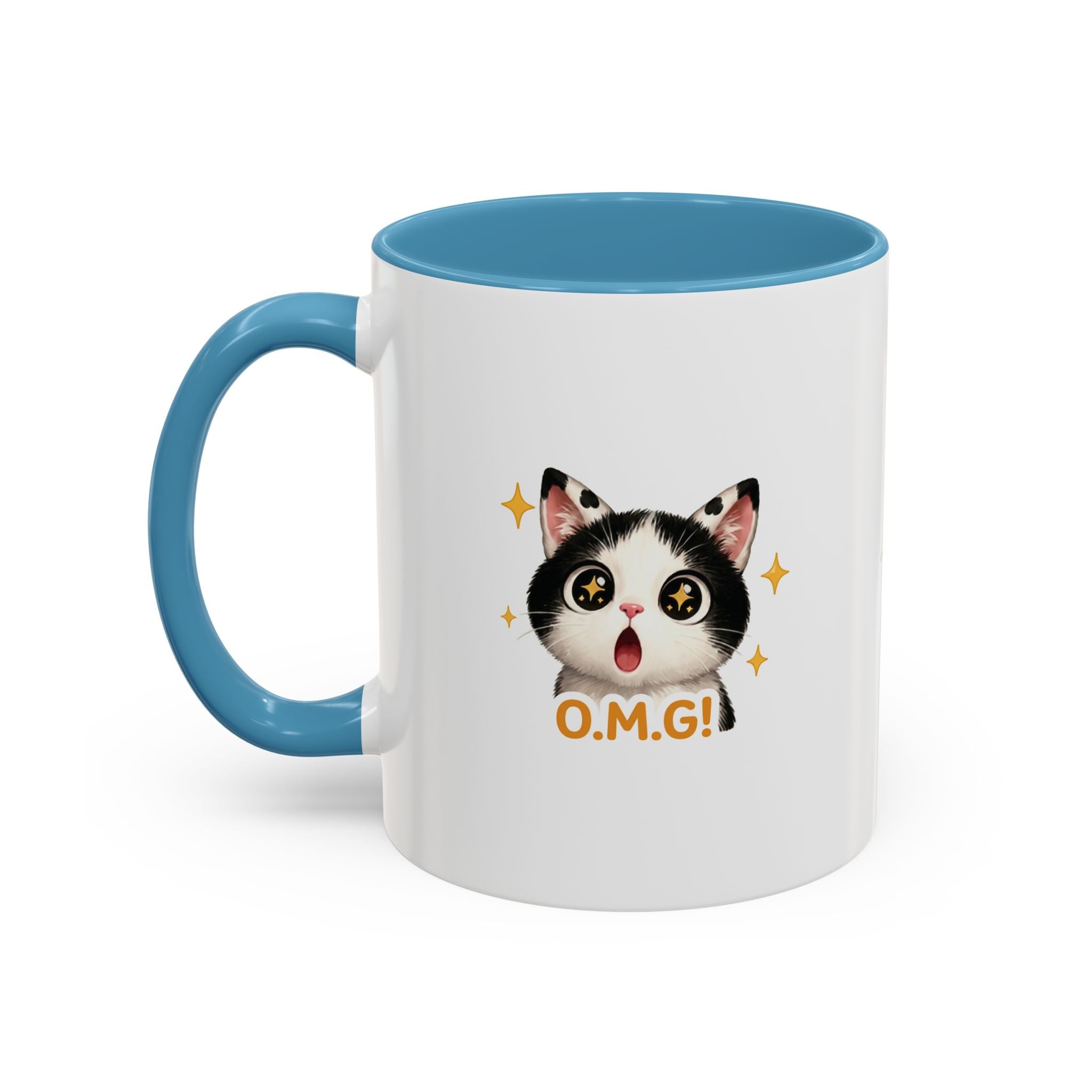 O.M.G Cat Mug | Funny Surprise Cat Mug | Cowmeow & Co