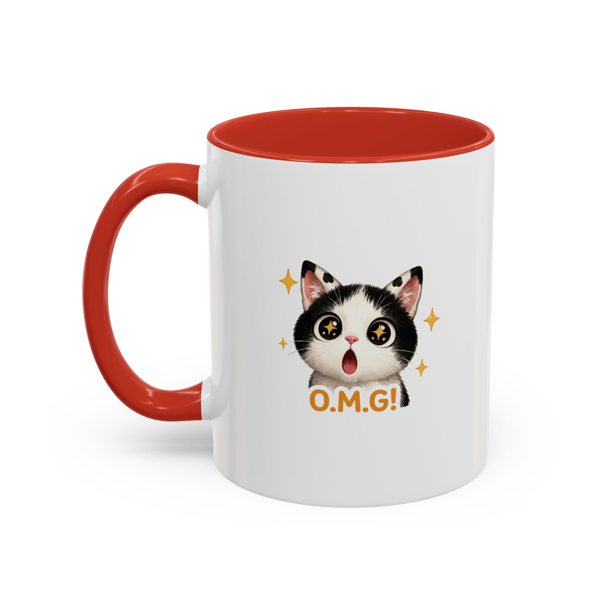 O.M.G Cat Mug | Funny Surprise Cat Mug | Cowmeow & Co