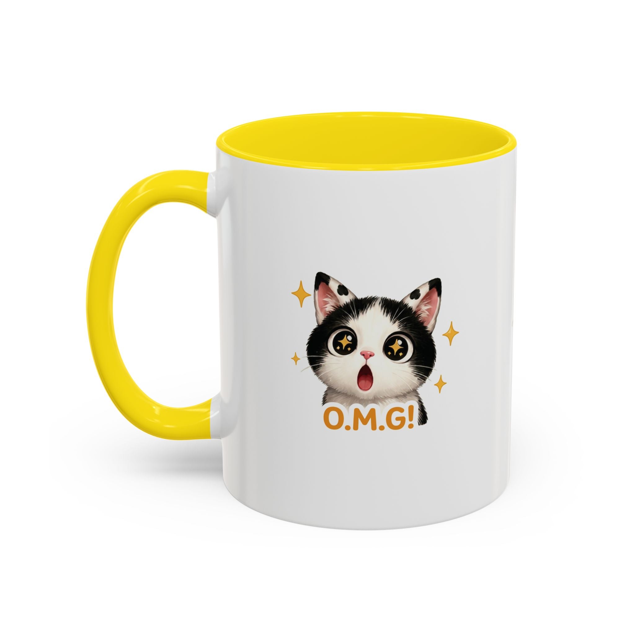 O.M.G Cat Mug | Funny Surprise Cat Mug | Cowmeow & Co