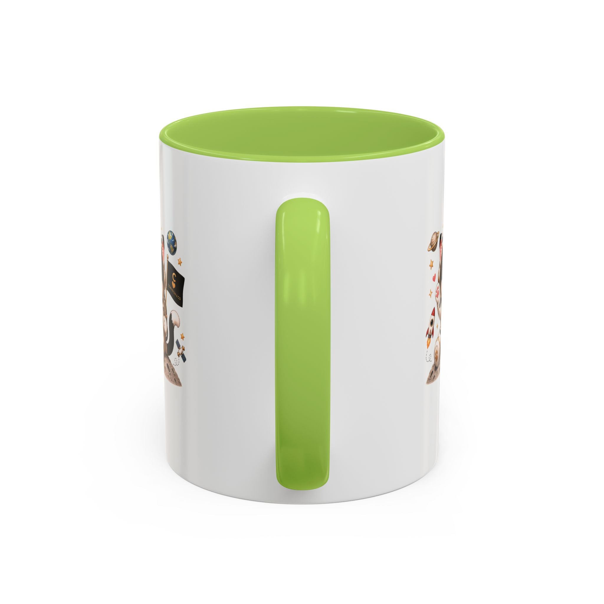 Astronaut Cowmeow Mug, Cute Tuxedo Cat, Space Coffee Mug, CowmeowandCo