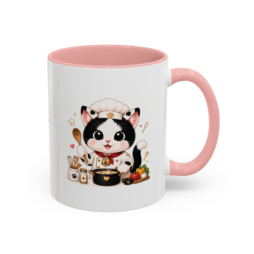 Chef Cowmeow Mug – Cute Tuxedo Cat Coffee Mug
