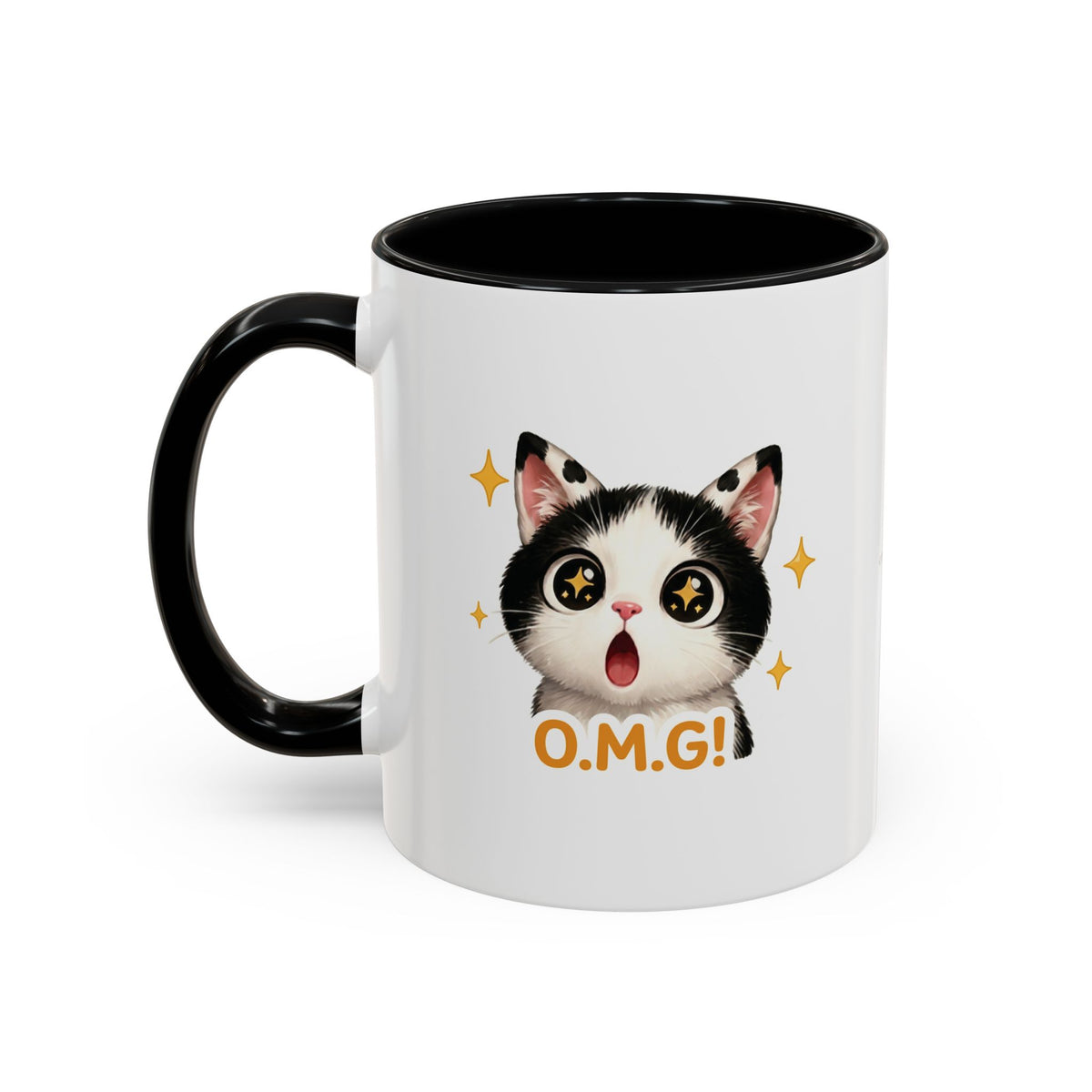 O.M.G Cat Mug | Funny Surprise Cat Mug | Cowmeow & Co