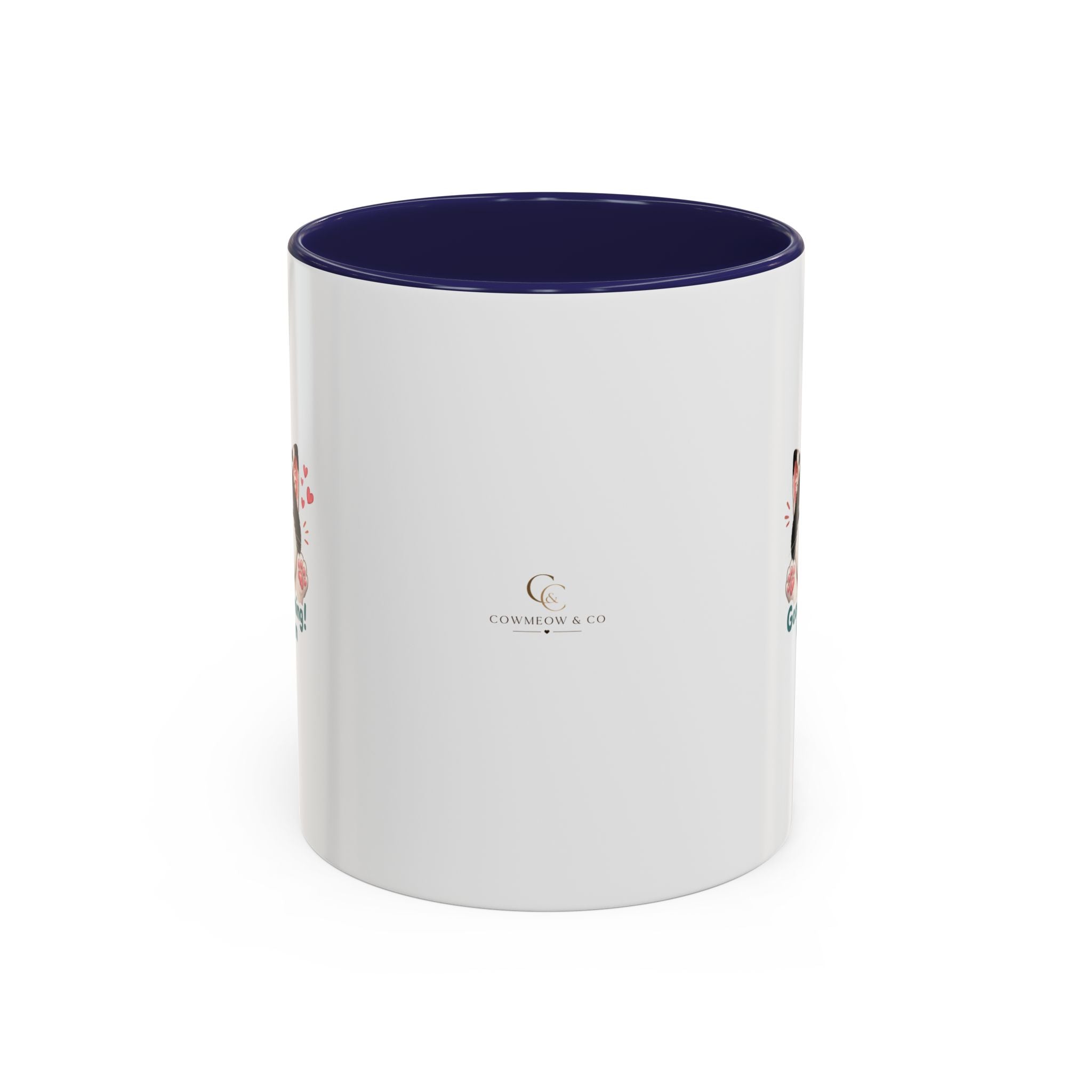 Good Morning, Human! —  Cute Tuxedo Cat Coffee Mug, Cowmeow & Co