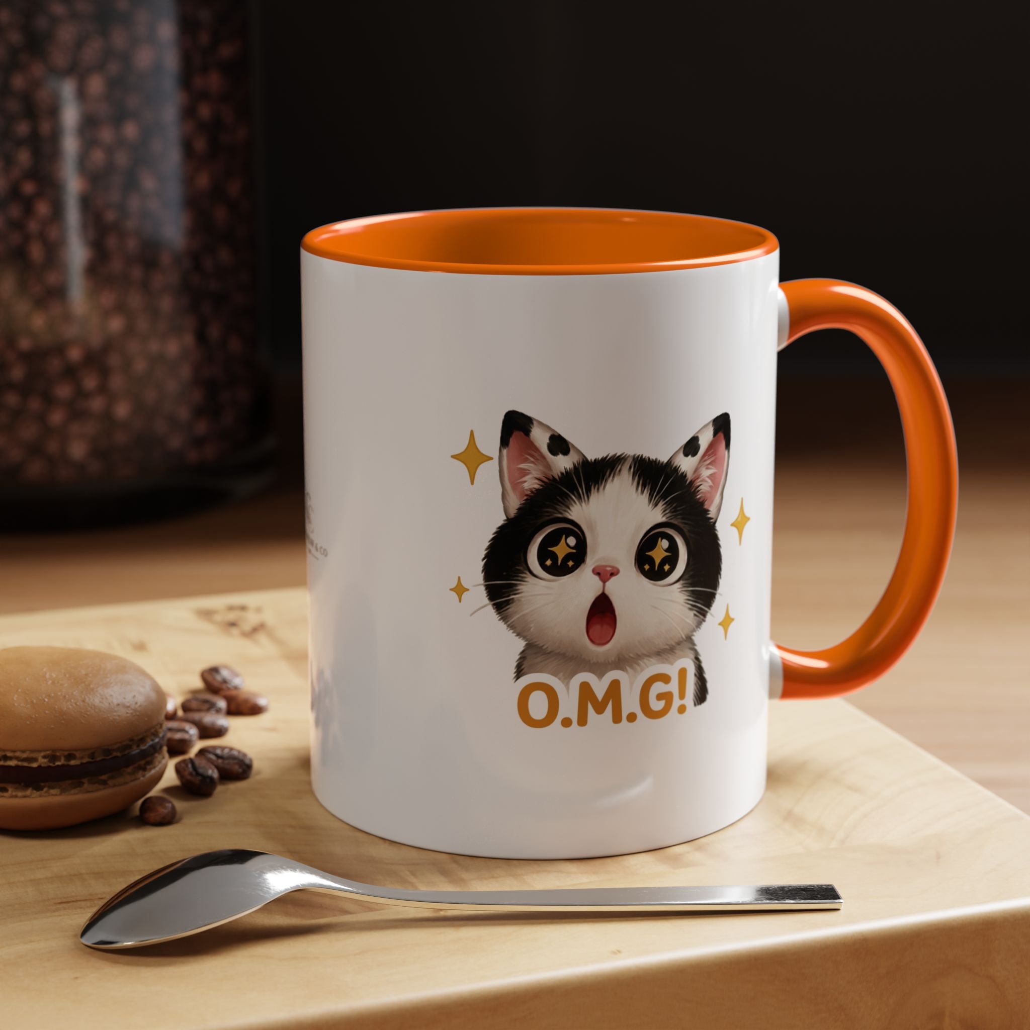O.M.G Cat Mug | Funny Surprise Cat Mug | Cowmeow & Co