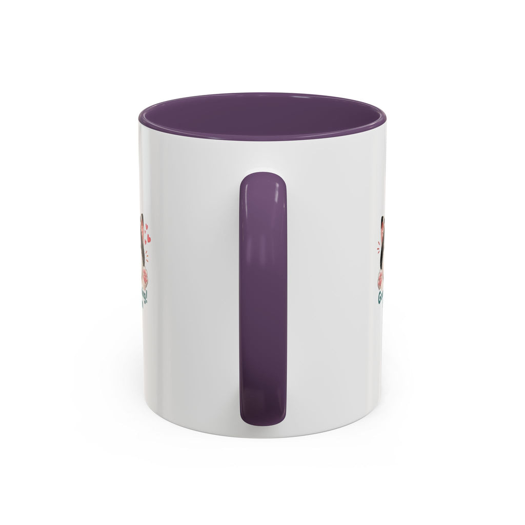 Good Morning, Human! —  Cute Tuxedo Cat Coffee Mug, Cowmeow & Co