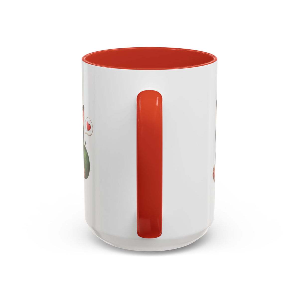 Watermelon Cat Mug | Cute Tuxedo Cat Coffee Mug | Cowmeow