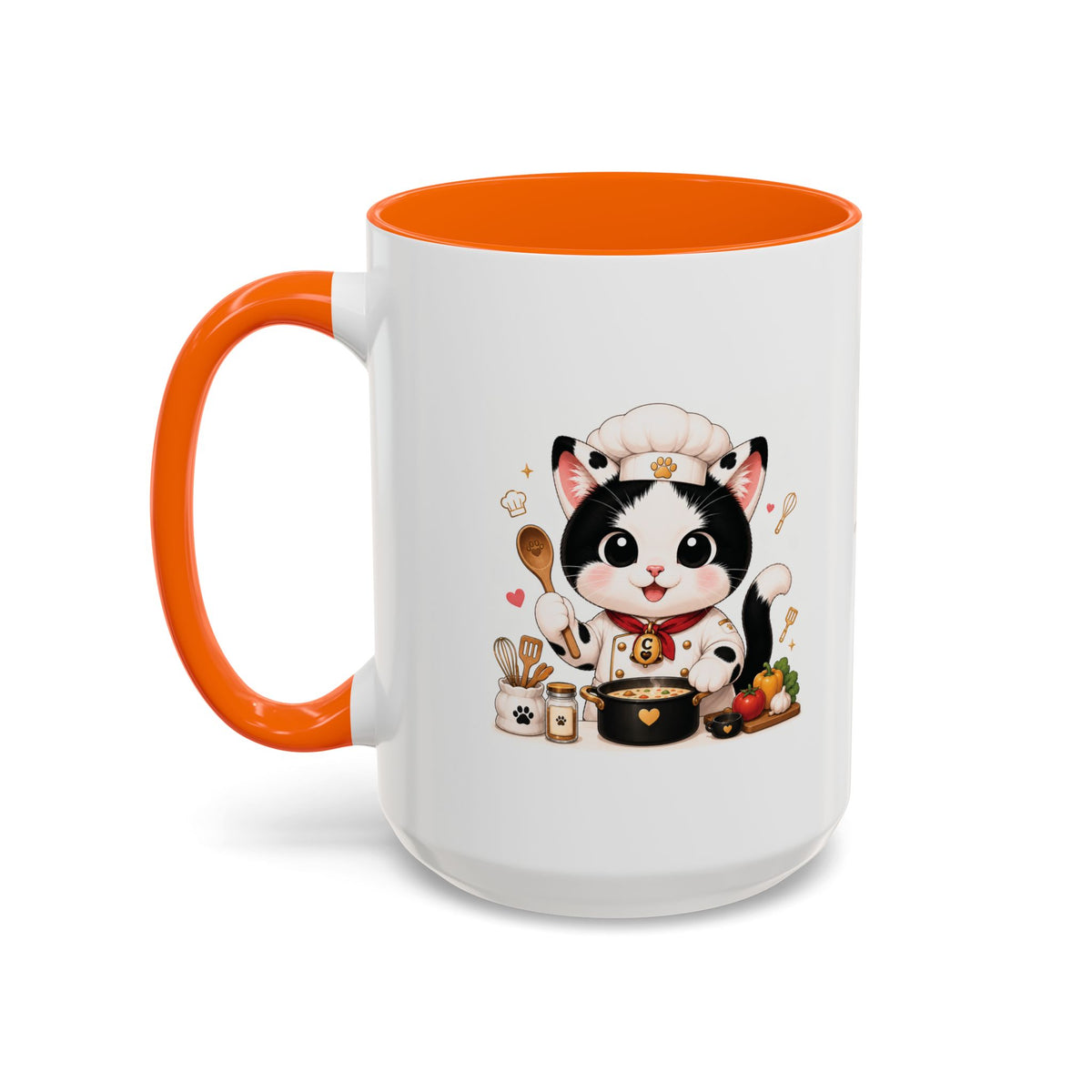 Chef Cowmeow Mug – Cute Tuxedo Cat Coffee Mug