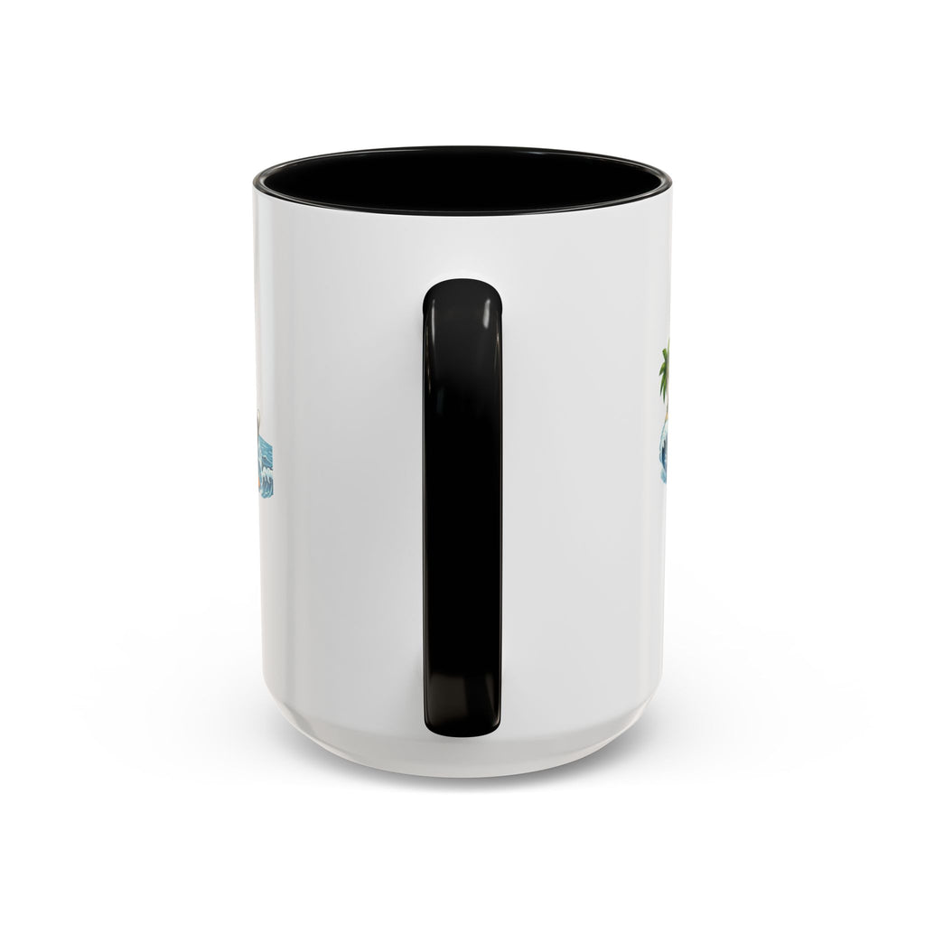 Surfing Cat Summer Coffee Mug | Cute Beach Cat Mug | Cowmeow & Co