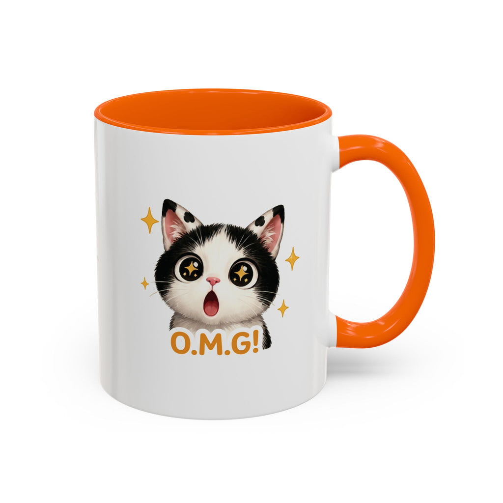 O.M.G Cat Mug | Funny Surprise Cat Mug | Cowmeow & Co