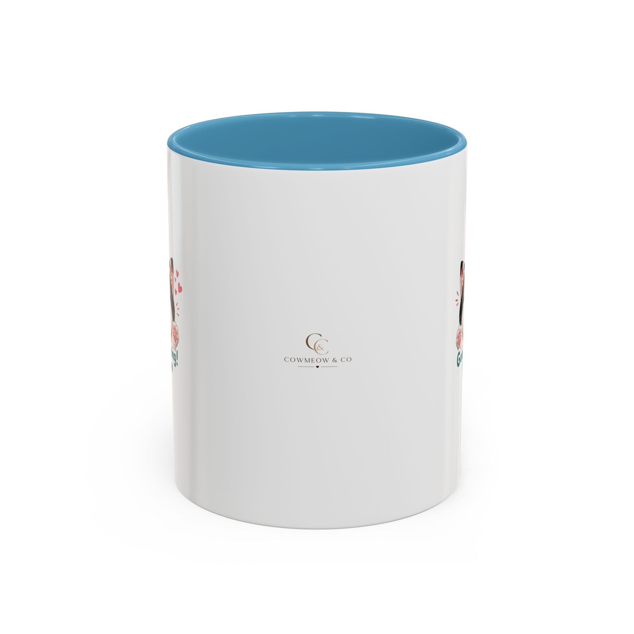 Good Morning, Human! —  Cute Tuxedo Cat Coffee Mug, Cowmeow & Co