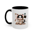 Astronaut Cowmeow Mug, Cute Tuxedo Cat, Space Coffee Mug, CowmeowandCo