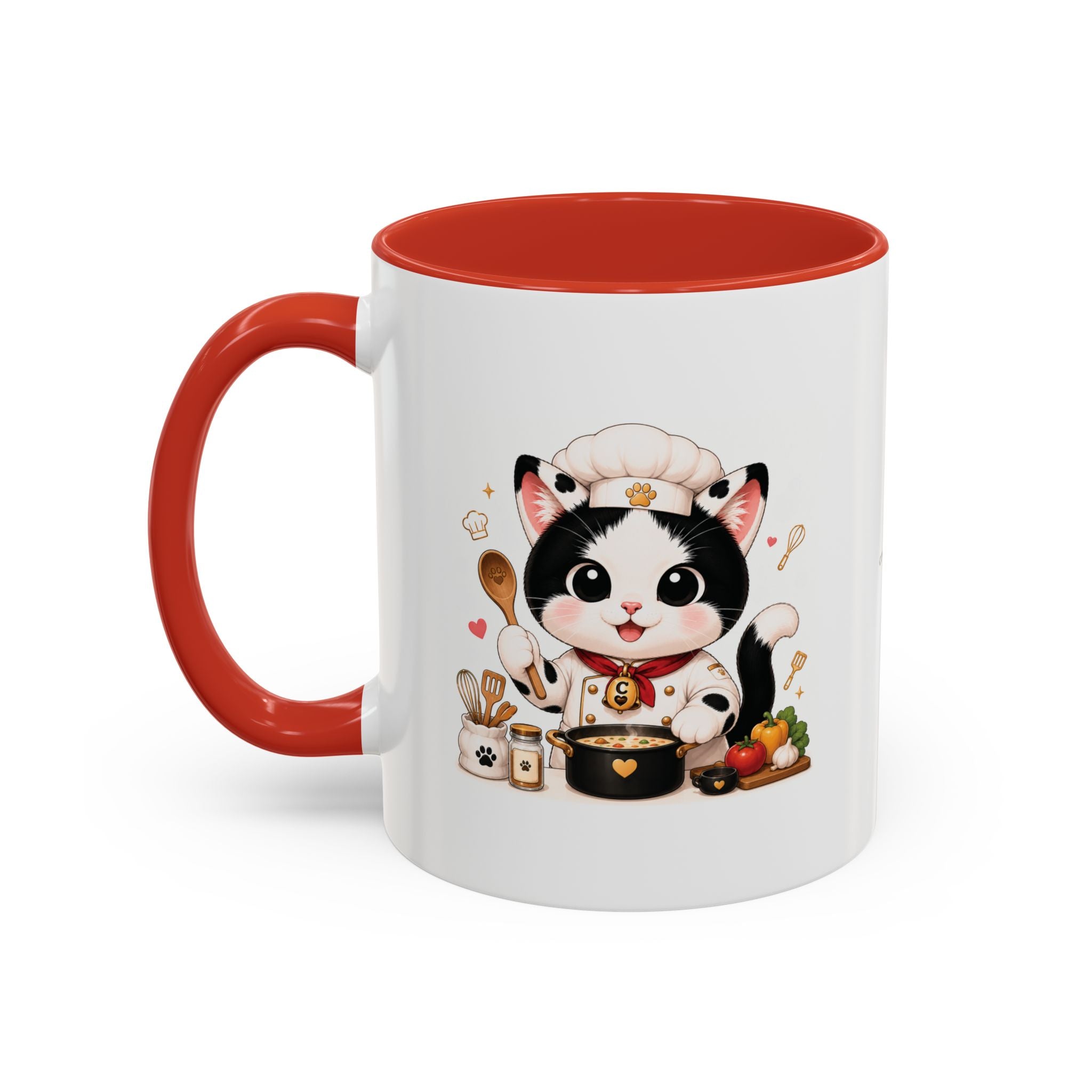 Chef Cowmeow Mug – Cute Tuxedo Cat Coffee Mug