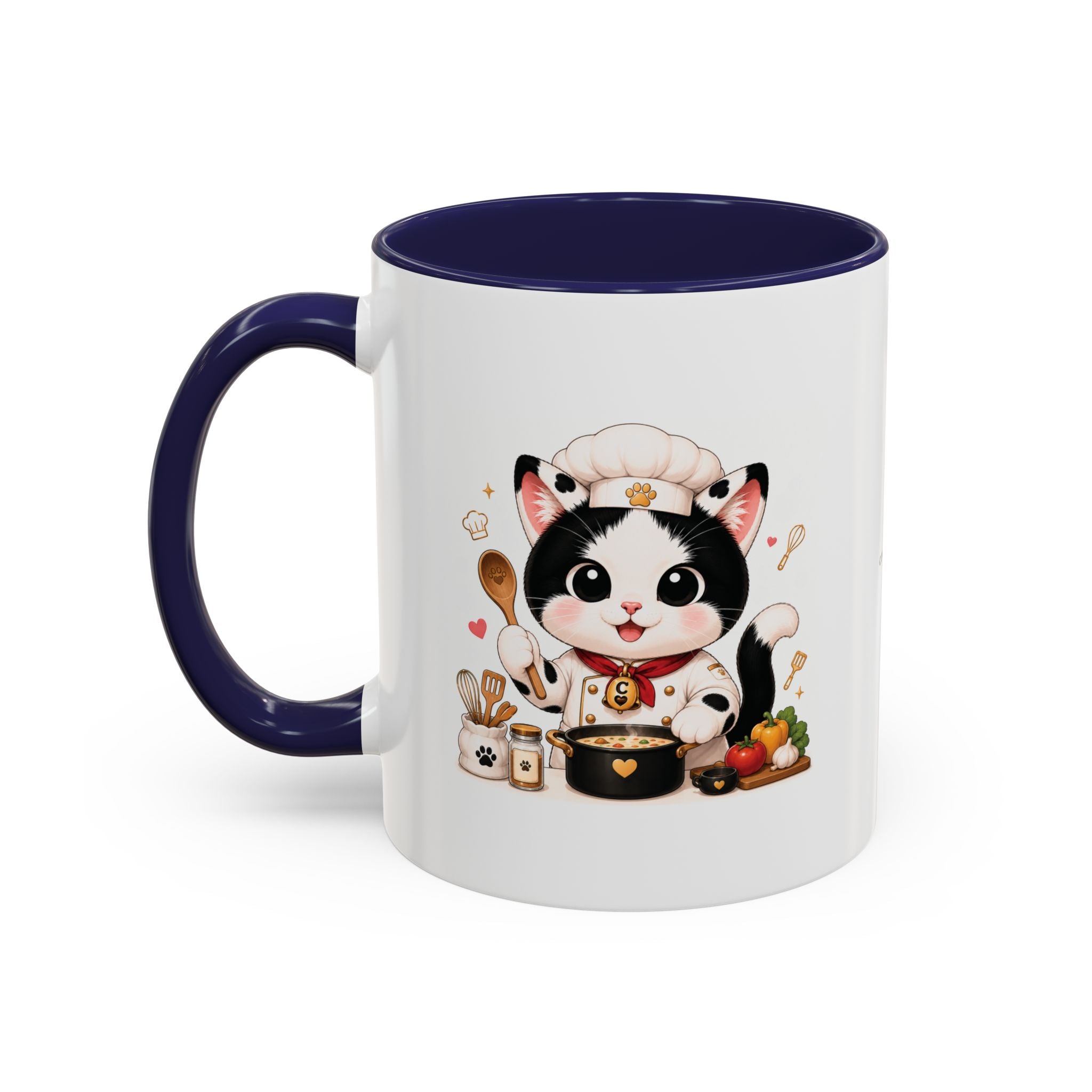 Chef Cowmeow Mug – Cute Tuxedo Cat Coffee Mug