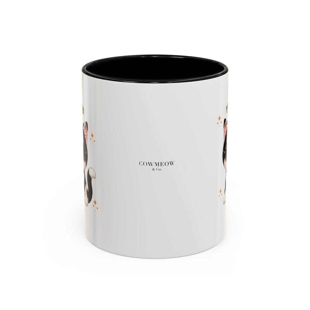 "Too Fab to be Normal Cat Mug | Funny Tuxedo Cat Coffee Mug | Cowmeow & Co"