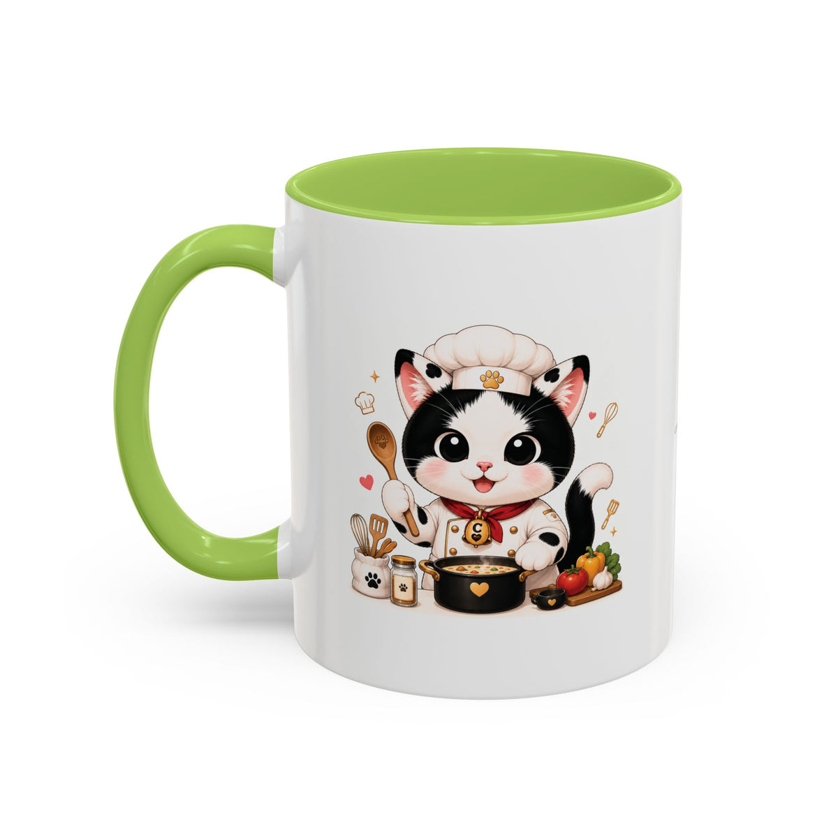 Chef Cowmeow Mug – Cute Tuxedo Cat Coffee Mug