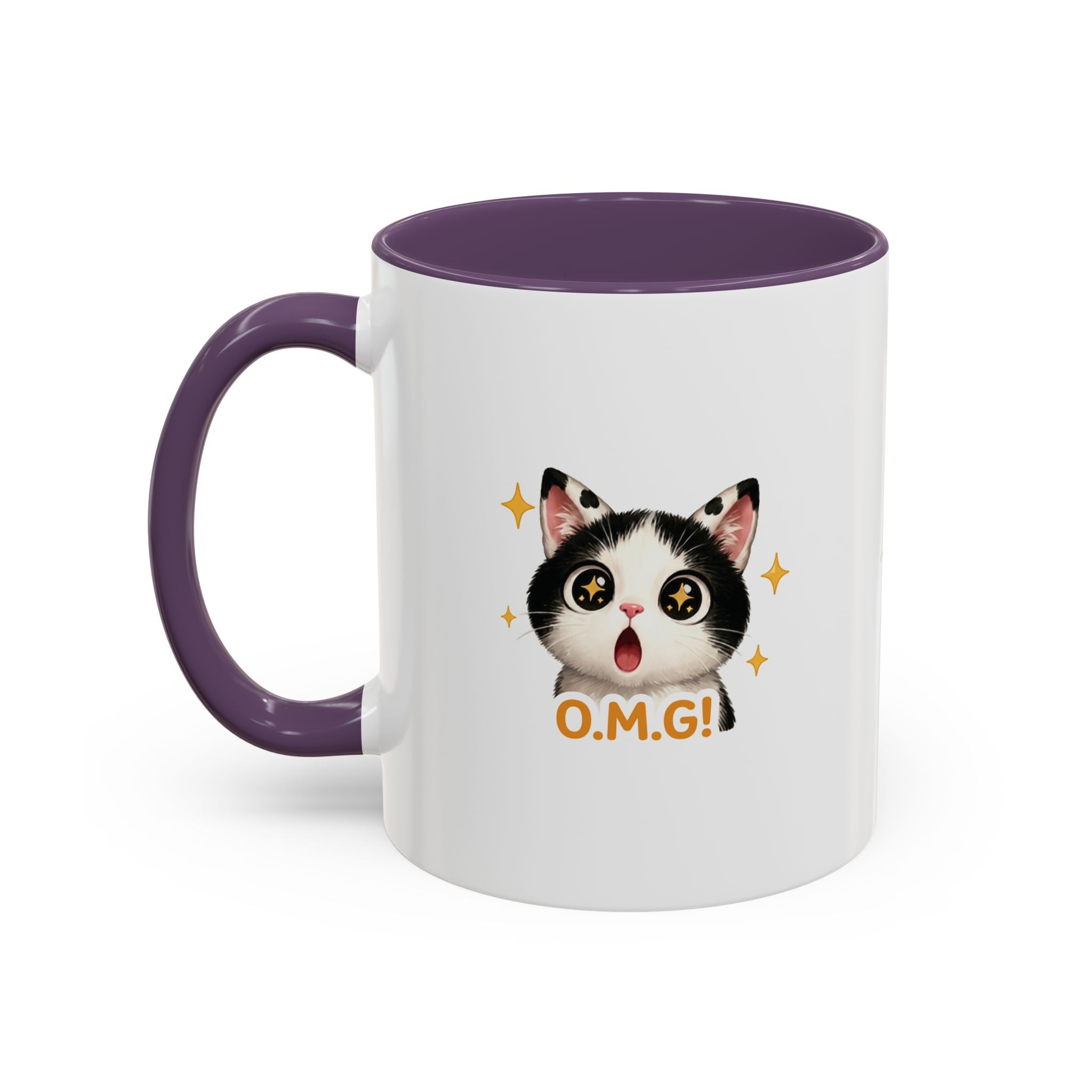O.M.G Cat Mug | Funny Surprise Cat Mug | Cowmeow & Co