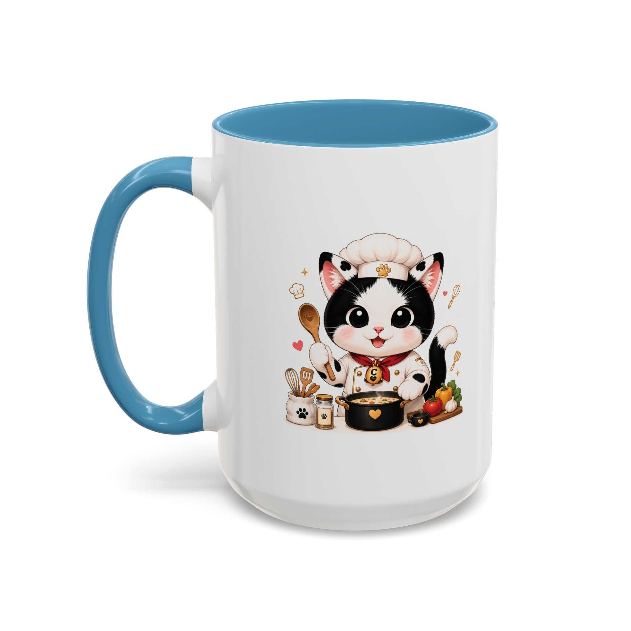 Chef Cowmeow Mug – Cute Tuxedo Cat Coffee Mug