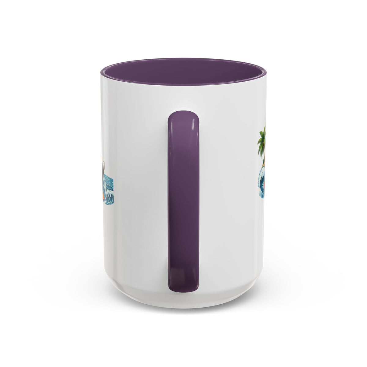 Surfing Cat Summer Coffee Mug | Cute Beach Cat Mug | Cowmeow & Co