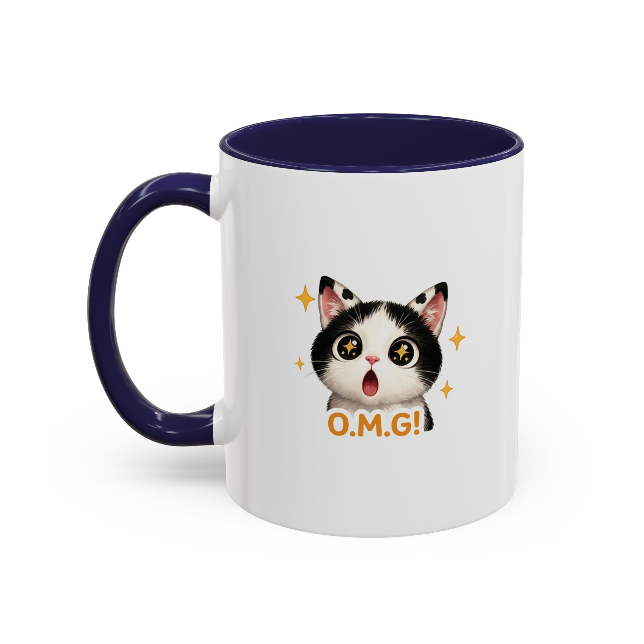 O.M.G Cat Mug | Funny Surprise Cat Mug | Cowmeow & Co