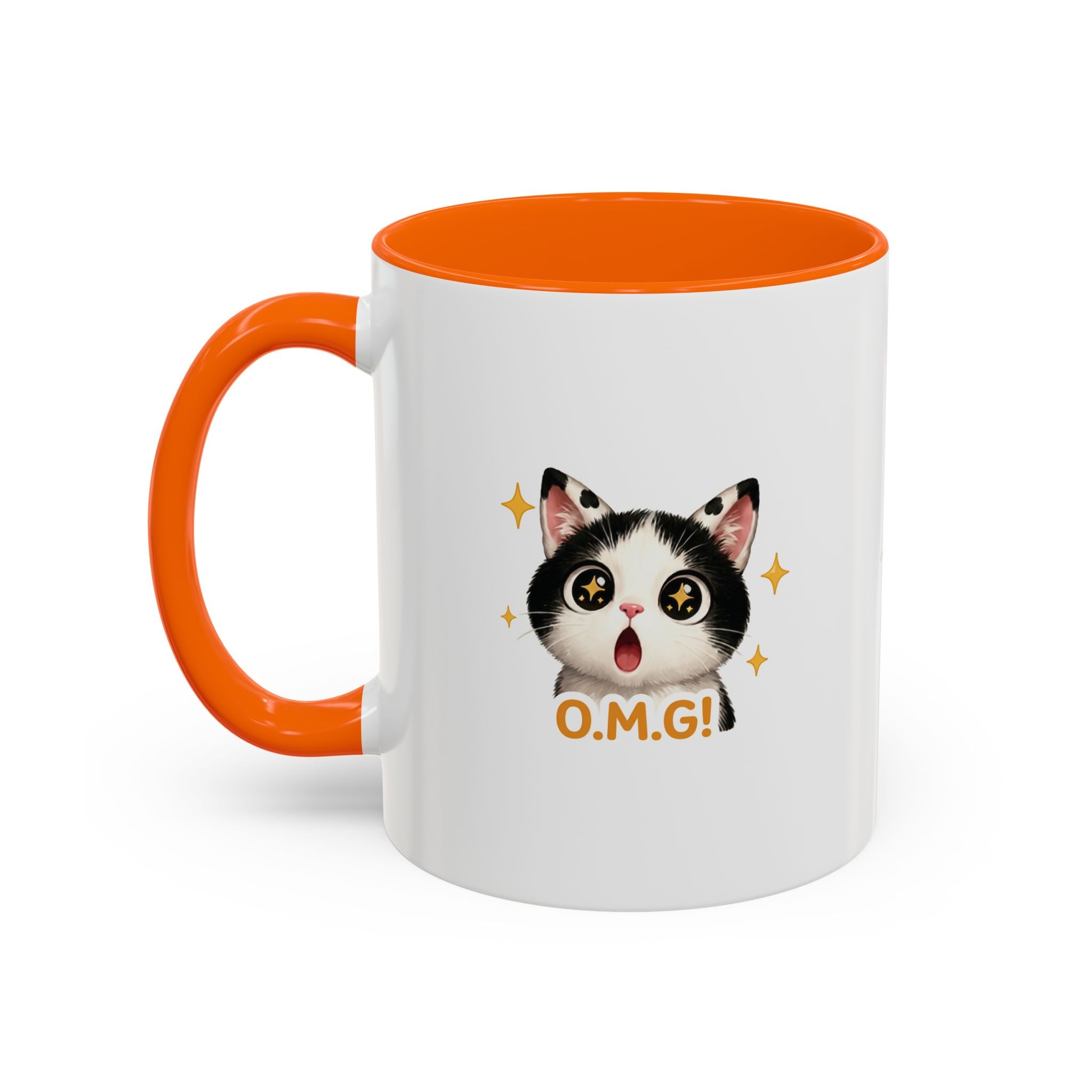 O.M.G Cat Mug | Funny Surprise Cat Mug | Cowmeow & Co
