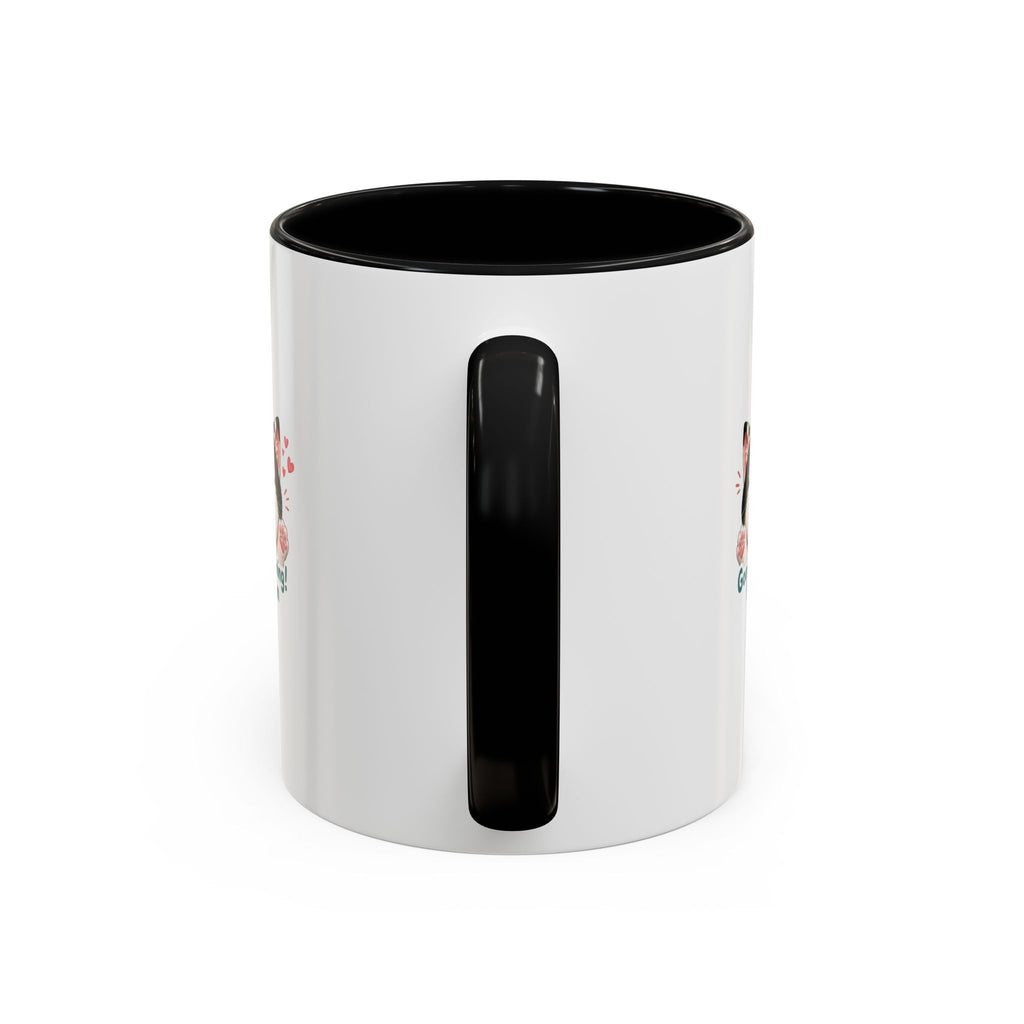 Good Morning, Human! —  Cute Tuxedo Cat Coffee Mug, Cowmeow & Co