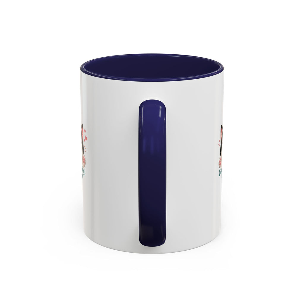 Good Morning, Human! —  Cute Tuxedo Cat Coffee Mug, Cowmeow & Co