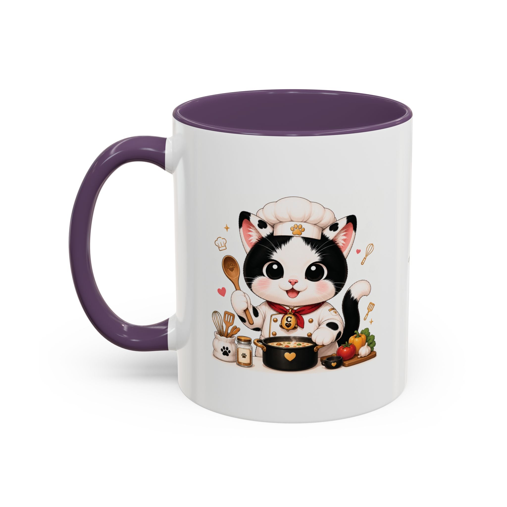 Chef Cowmeow Mug – Cute Tuxedo Cat Coffee Mug