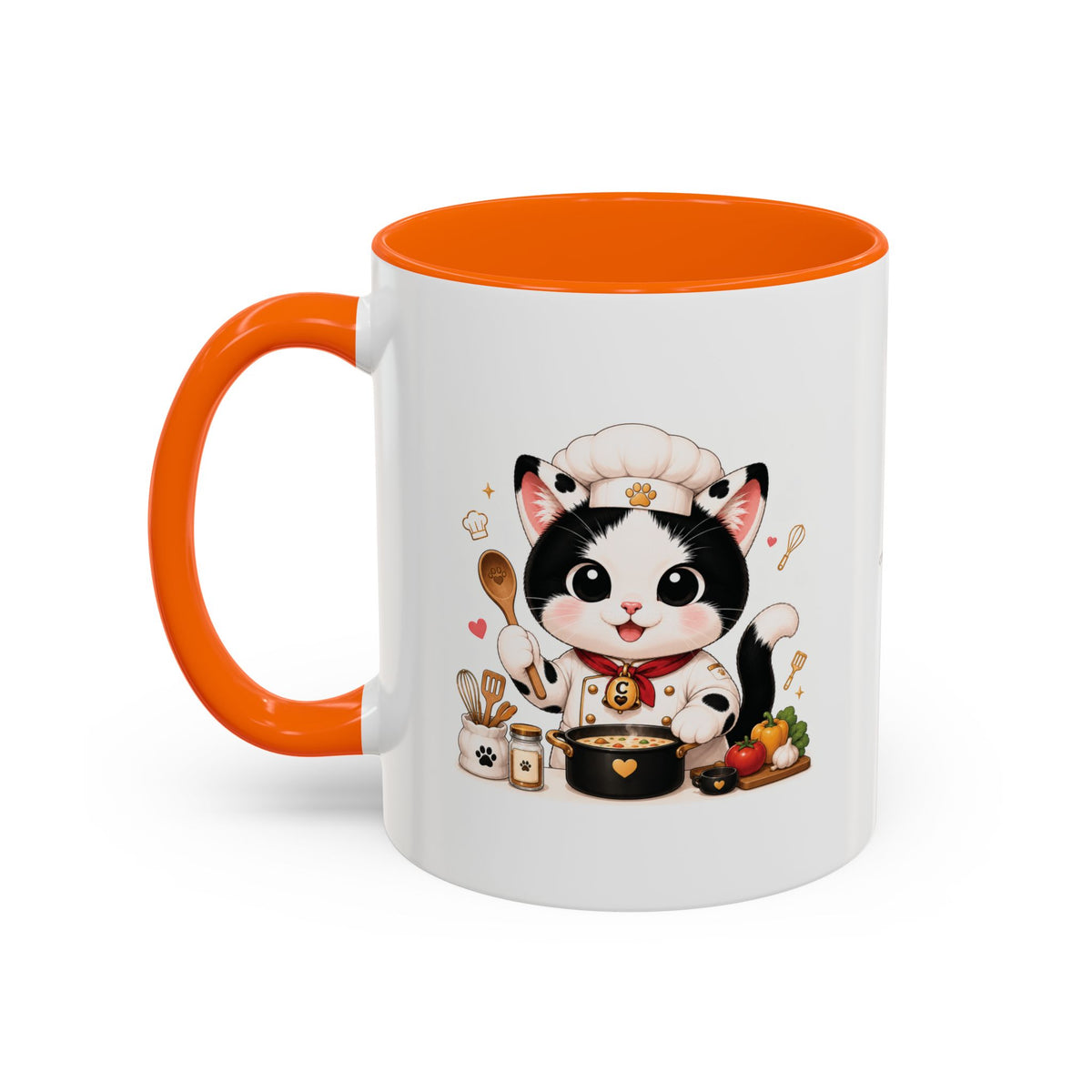 Chef Cowmeow Mug – Cute Tuxedo Cat Coffee Mug