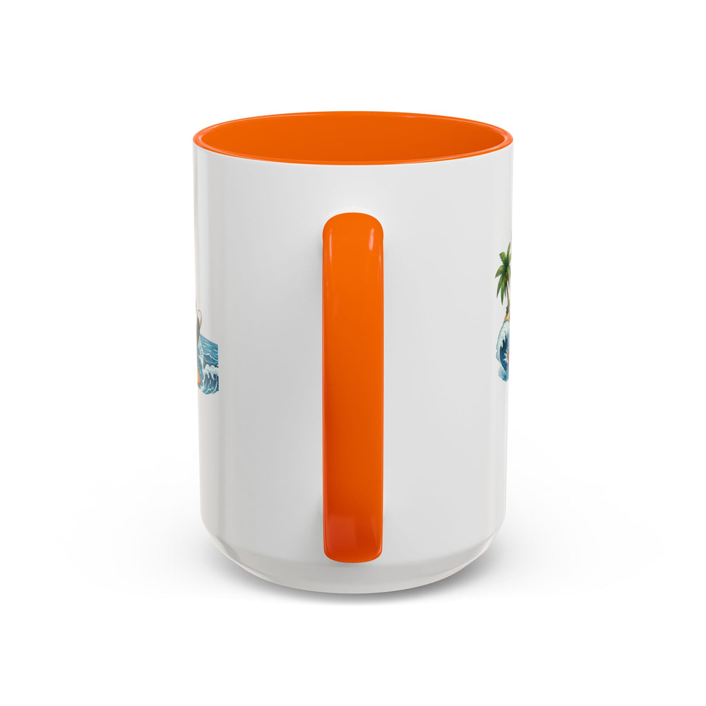 Surfing Cat Summer Coffee Mug | Cute Beach Cat Mug | Cowmeow & Co