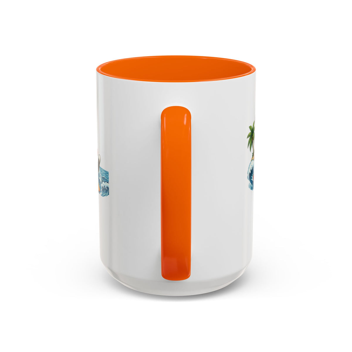 Surfing Cat Summer Coffee Mug | Cute Beach Cat Mug | Cowmeow & Co