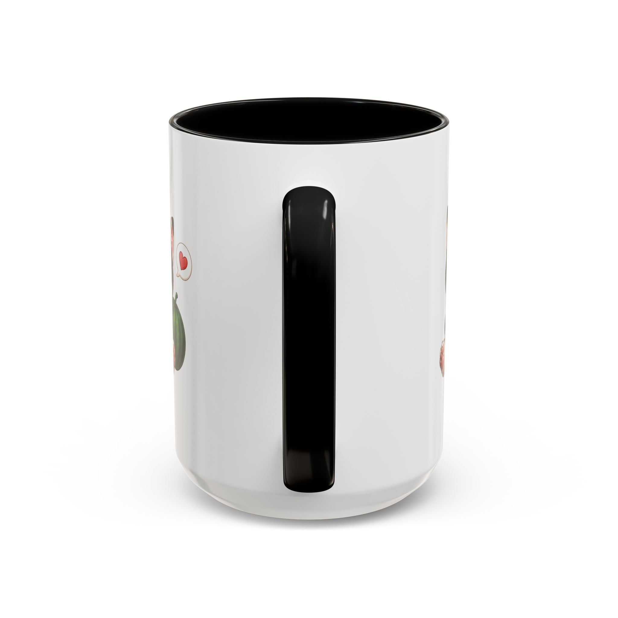 Watermelon Cat Mug | Cute Tuxedo Cat Coffee Mug | Cowmeow